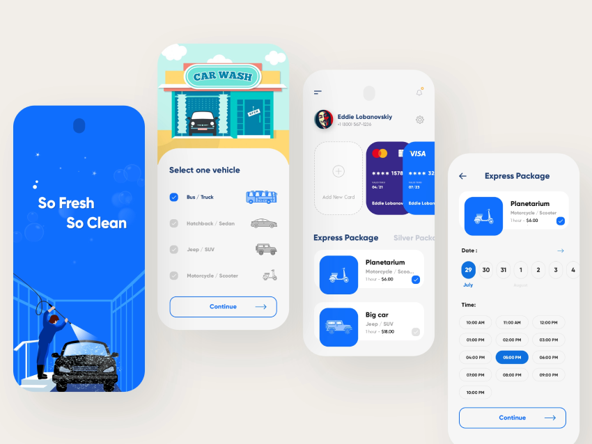 On-Demand Car Wash App Development
