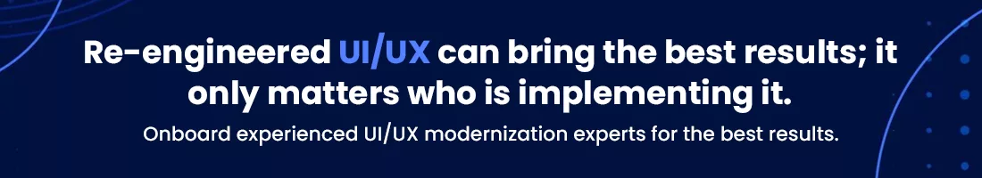 why business should do UI UX modernization