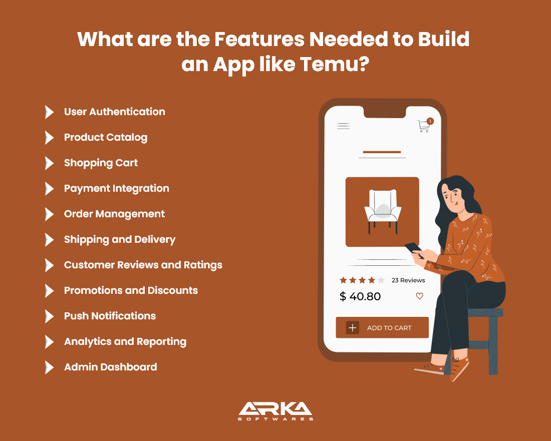 What are the Features Needed to Build an App like Temu?