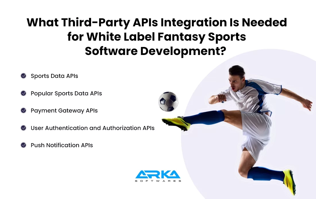  Third-Party APIs Integration Is Needed for White Label Fantasy Sports Software Development