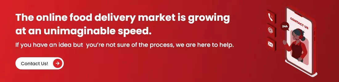 Get help to start your online food delivery business - contact us