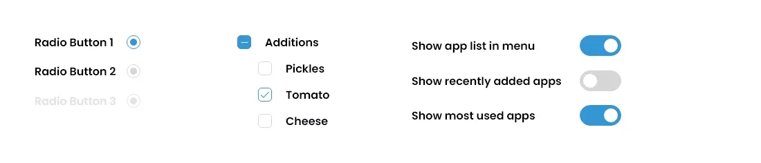 Radio Buttons