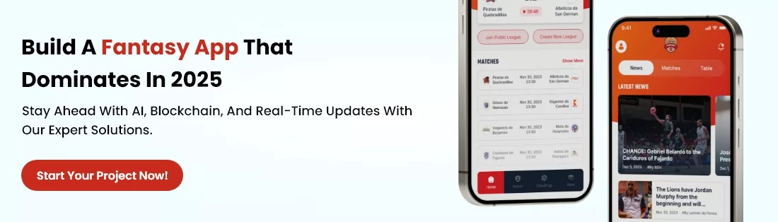 Fantasy app development with AI, blockchain, and real-time features – Launch your winning platform in 2025