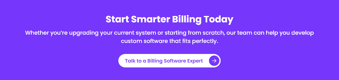 Custom billing system development – Get expert help and free consultation.